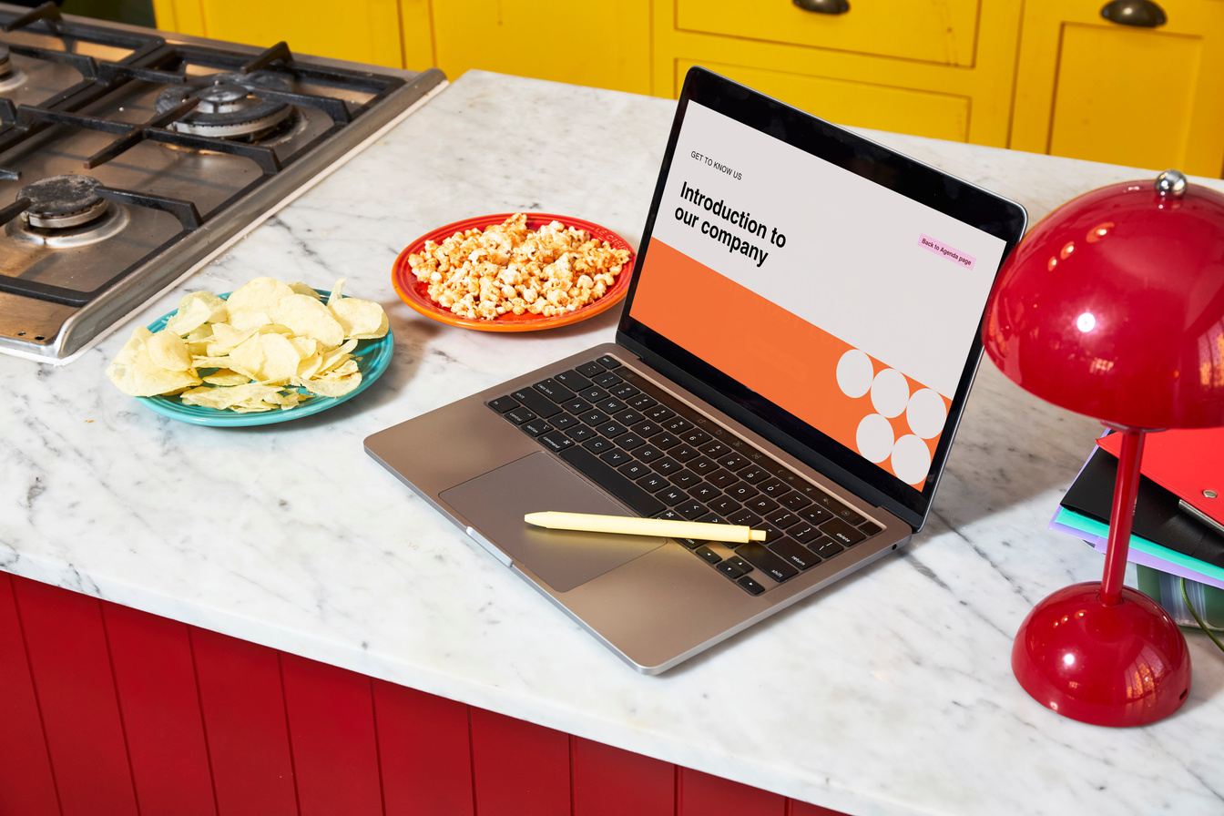 Eksempel på visuel webstil for Restaurant